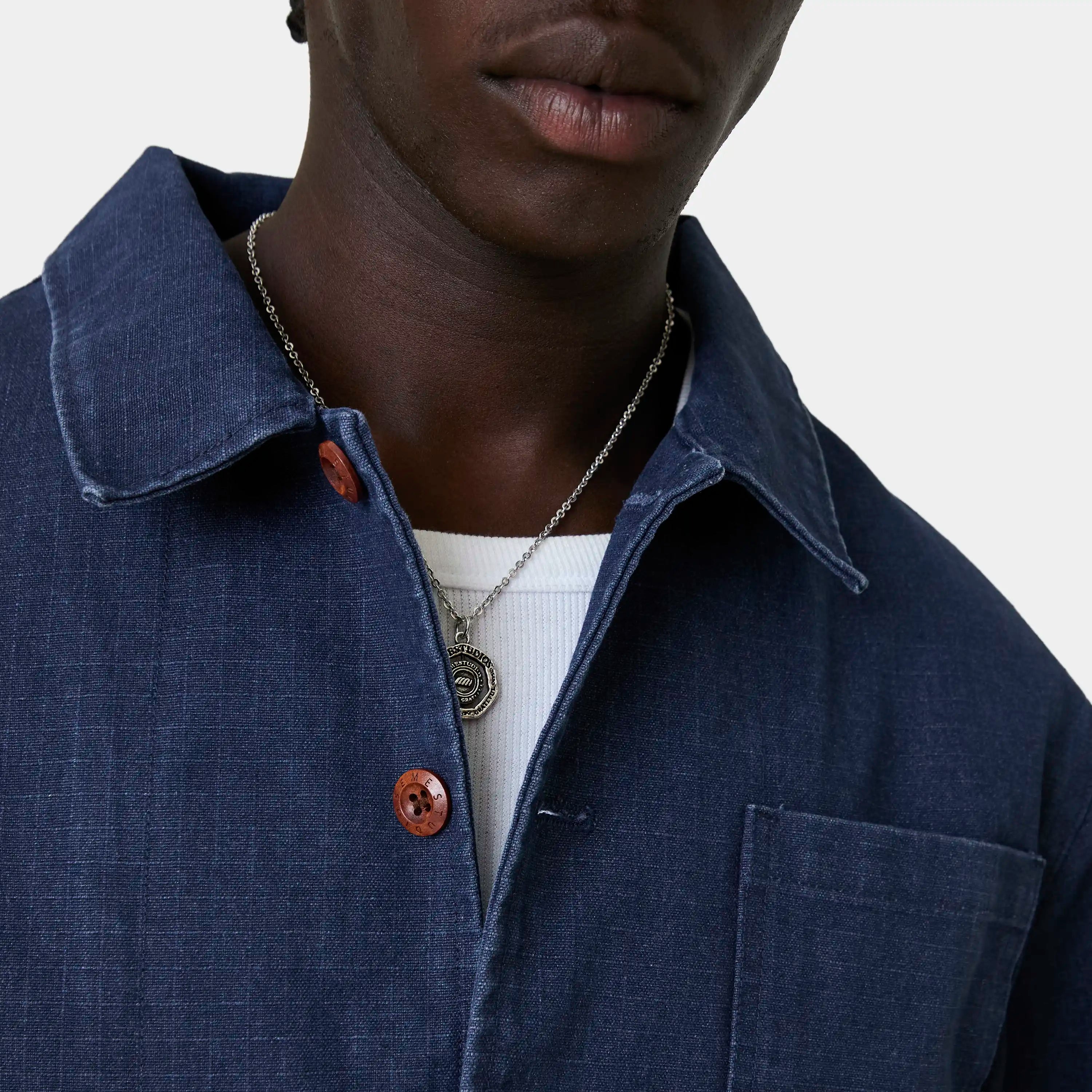 Duster Navy Jacket Outerwear Eme Studios
