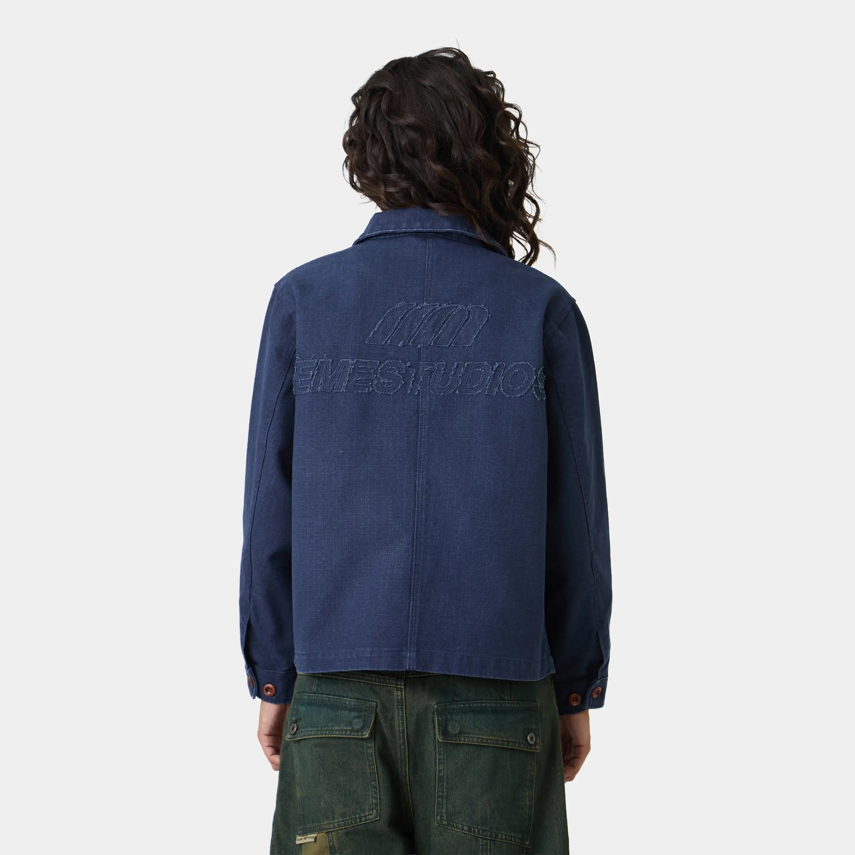 Duster Navy Jacket Outerwear Eme Studios