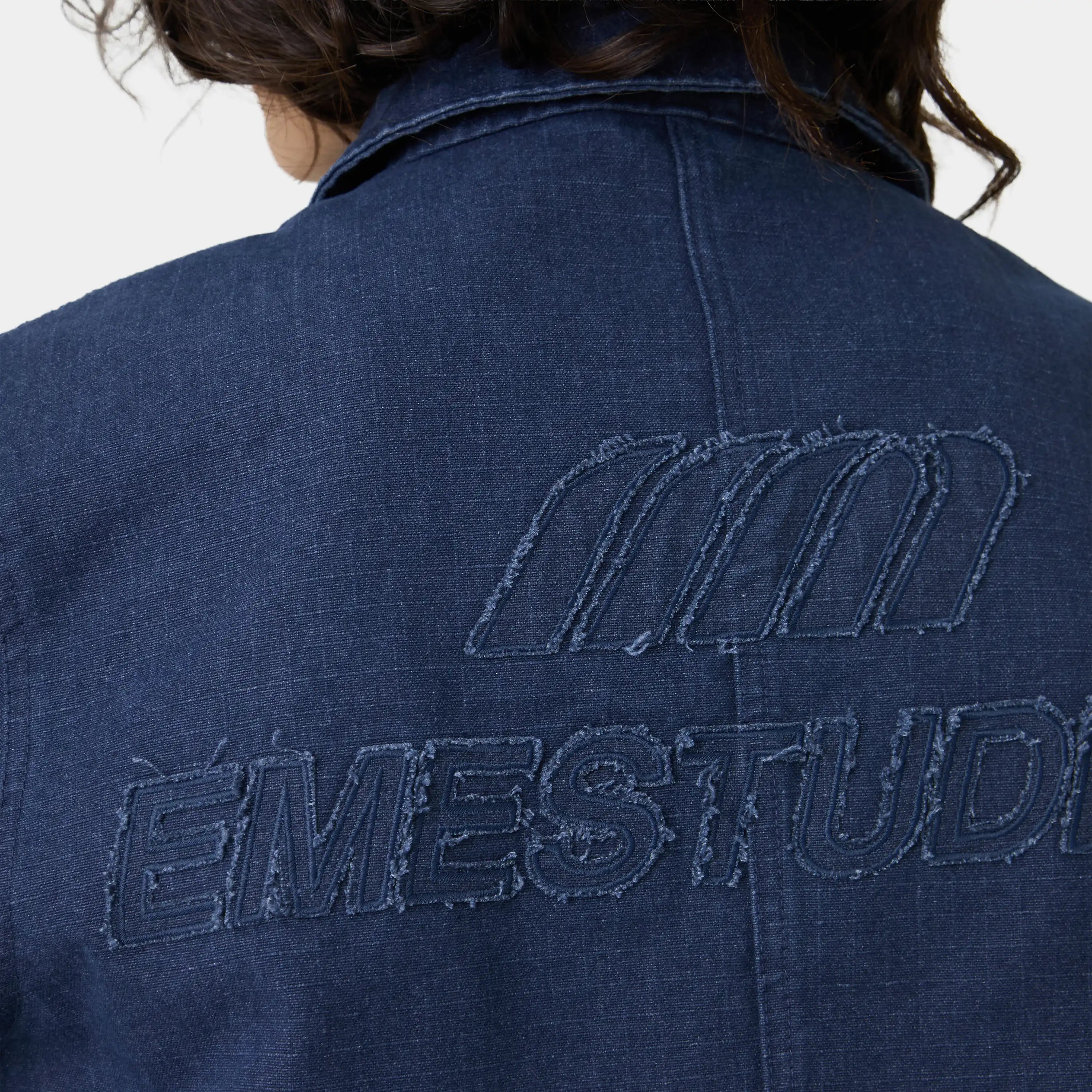 Duster Navy Jacket Outerwear Eme Studios