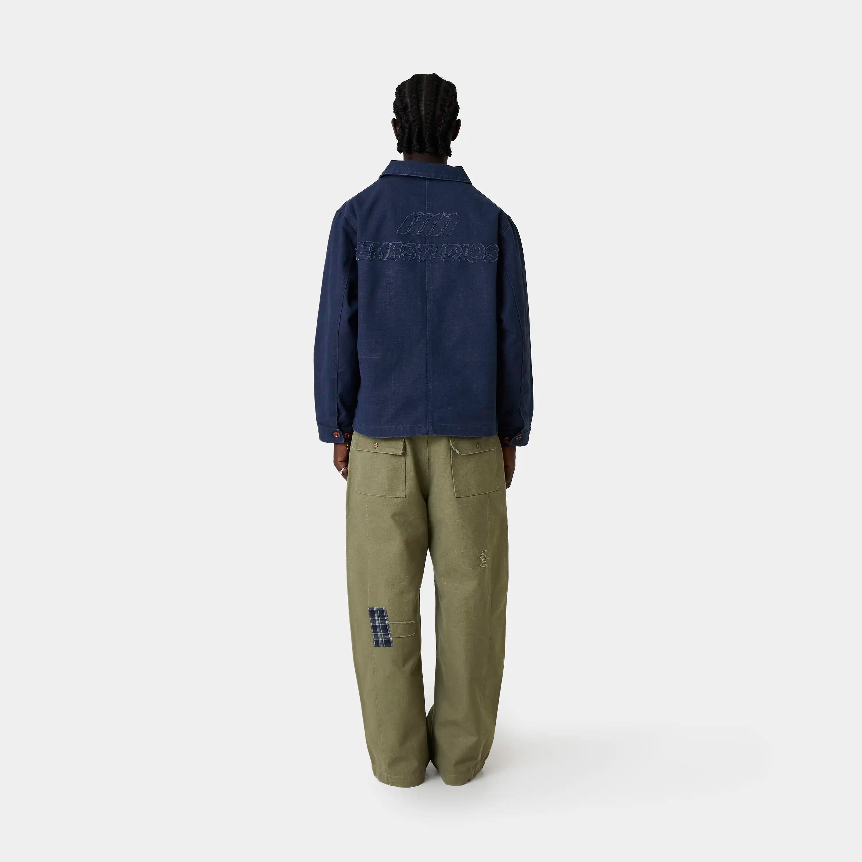 Duster Navy Jacket Outerwear Eme Studios