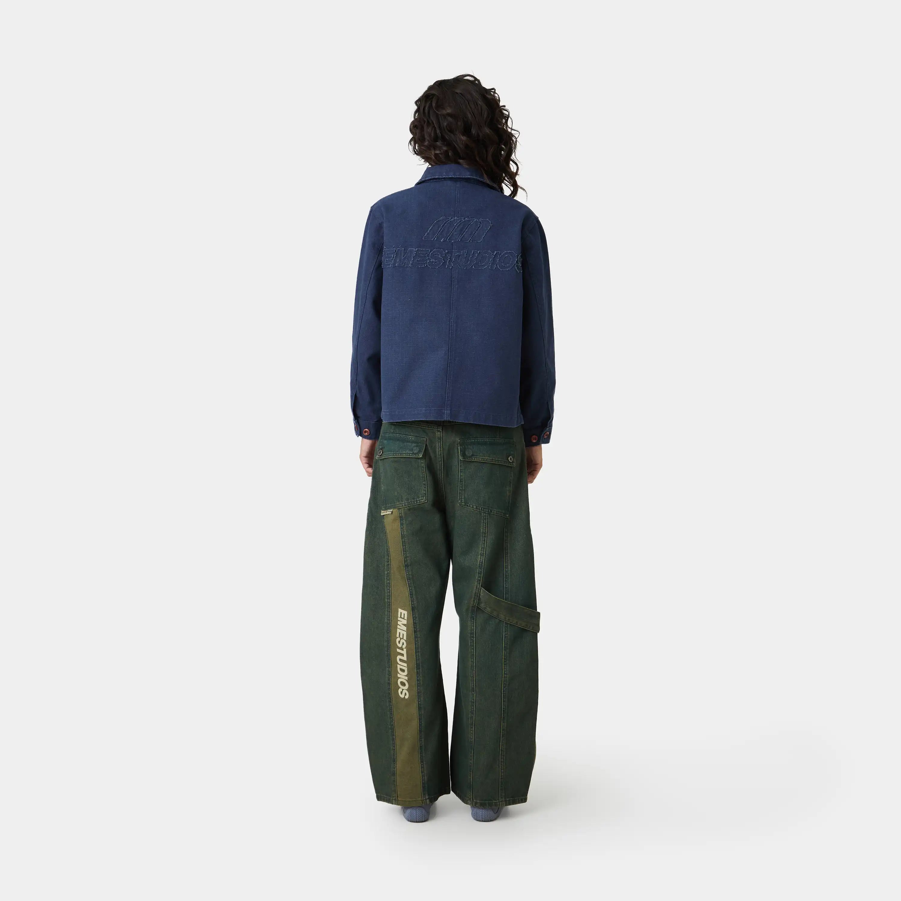 Duster Navy Jacket Outerwear Eme Studios