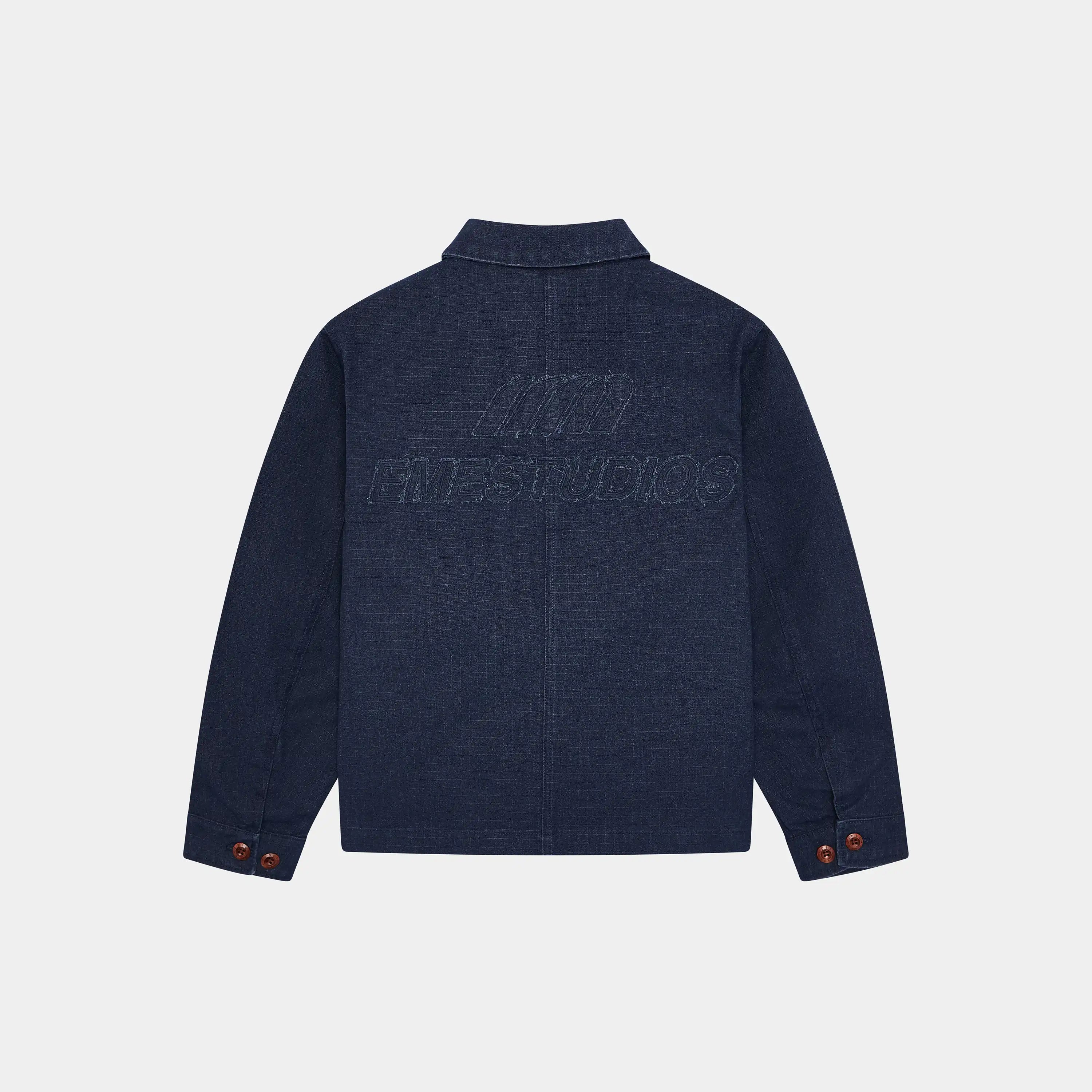 Duster Navy Jacket Outerwear Eme Studios