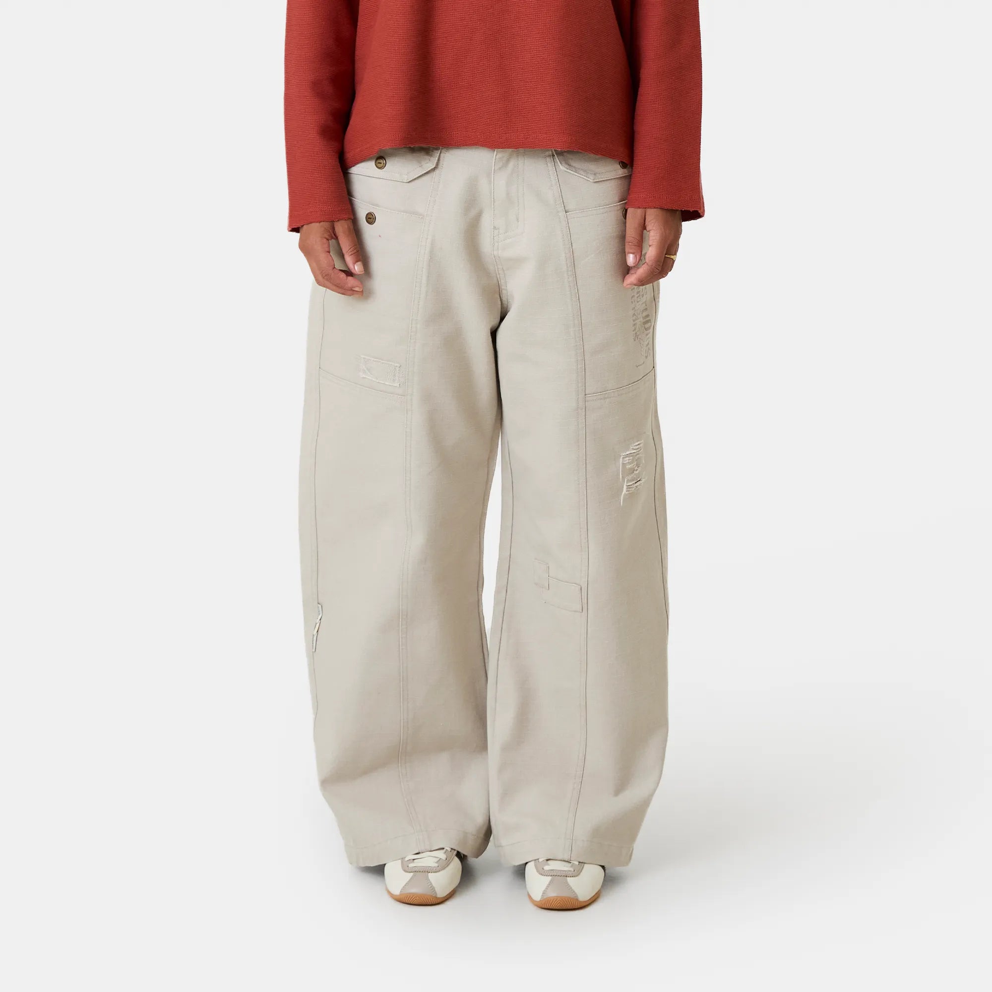 Duster Off Sand Balloon Pants Pants Eme Studios