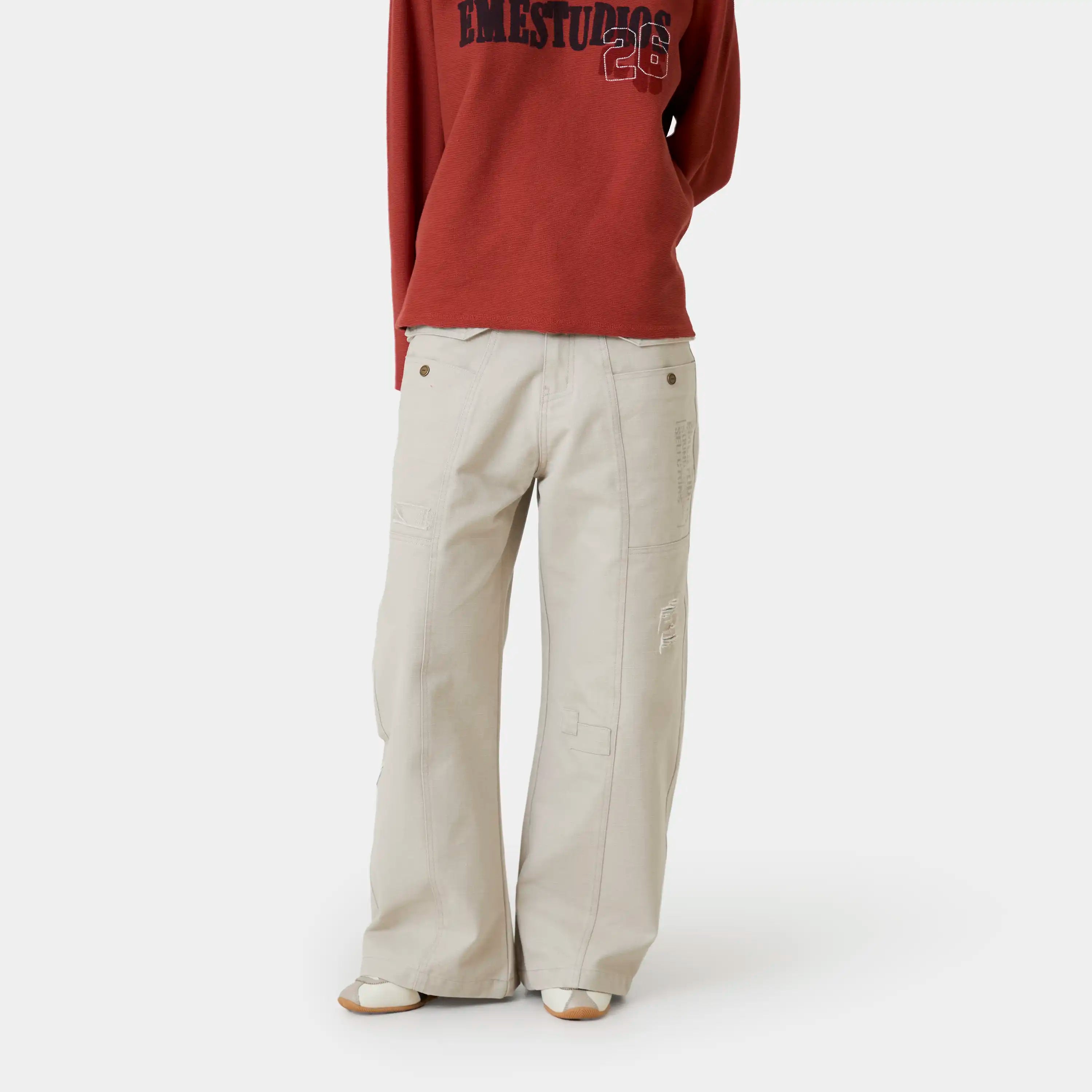 Duster Off Sand Balloon Pants Pants Eme Studios