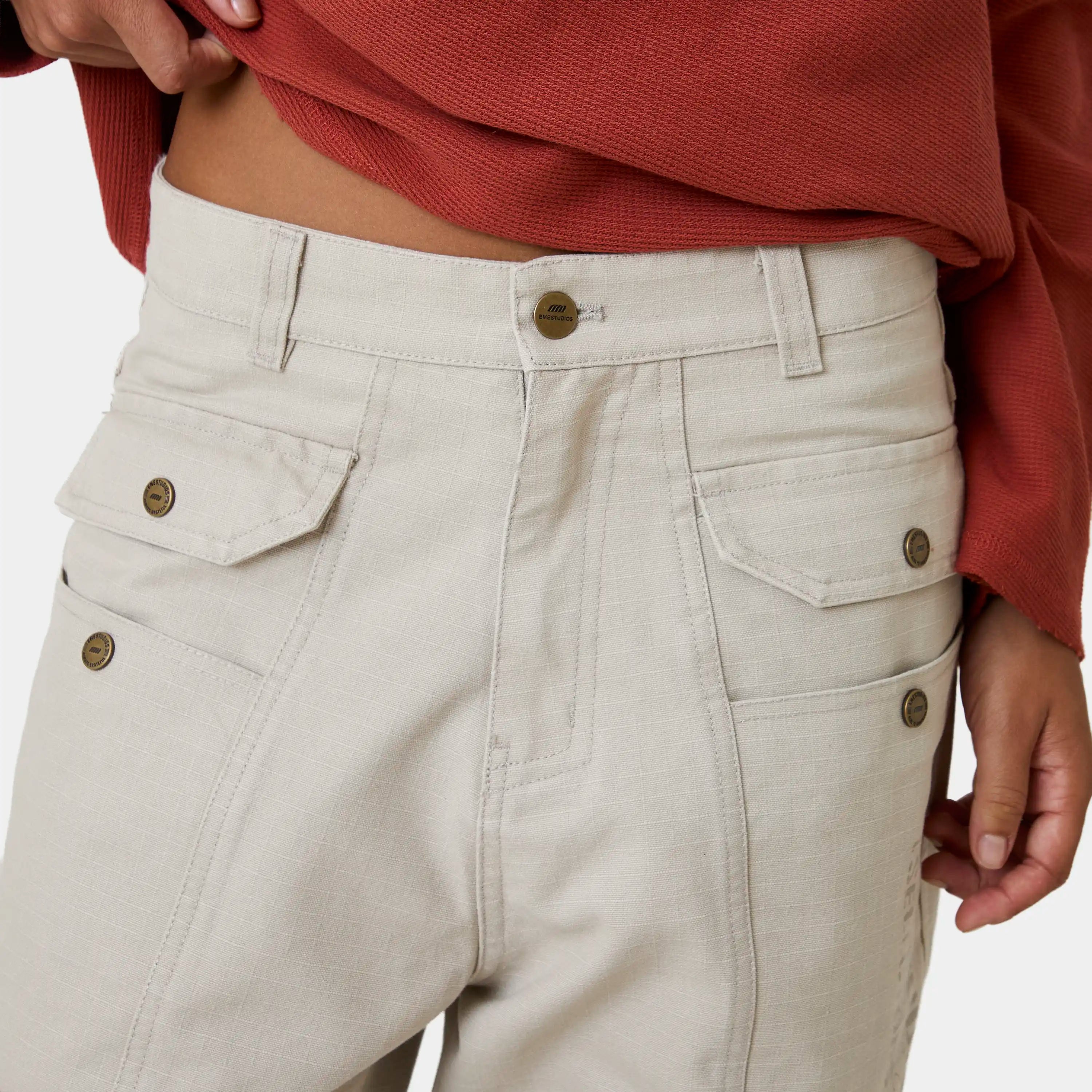Duster Off Sand Balloon Pants Pants Eme Studios