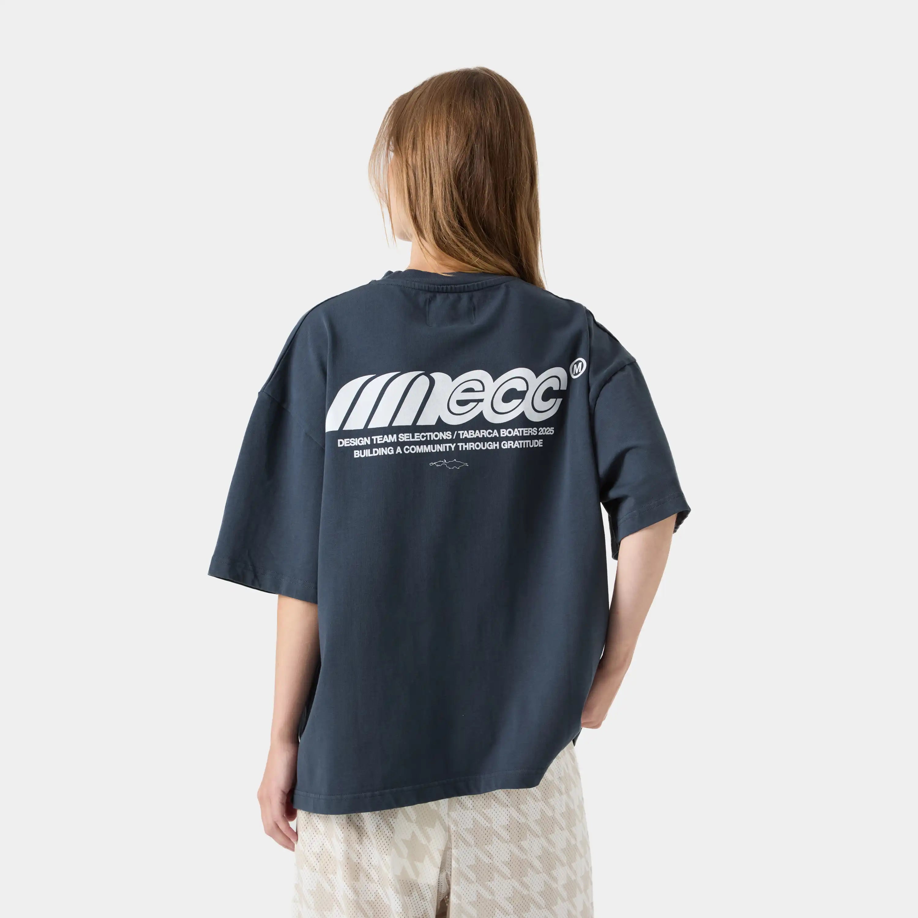 ECC Navy Oversized Tee T-shirts eme