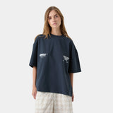ECC Navy Oversized Tee T-shirts eme