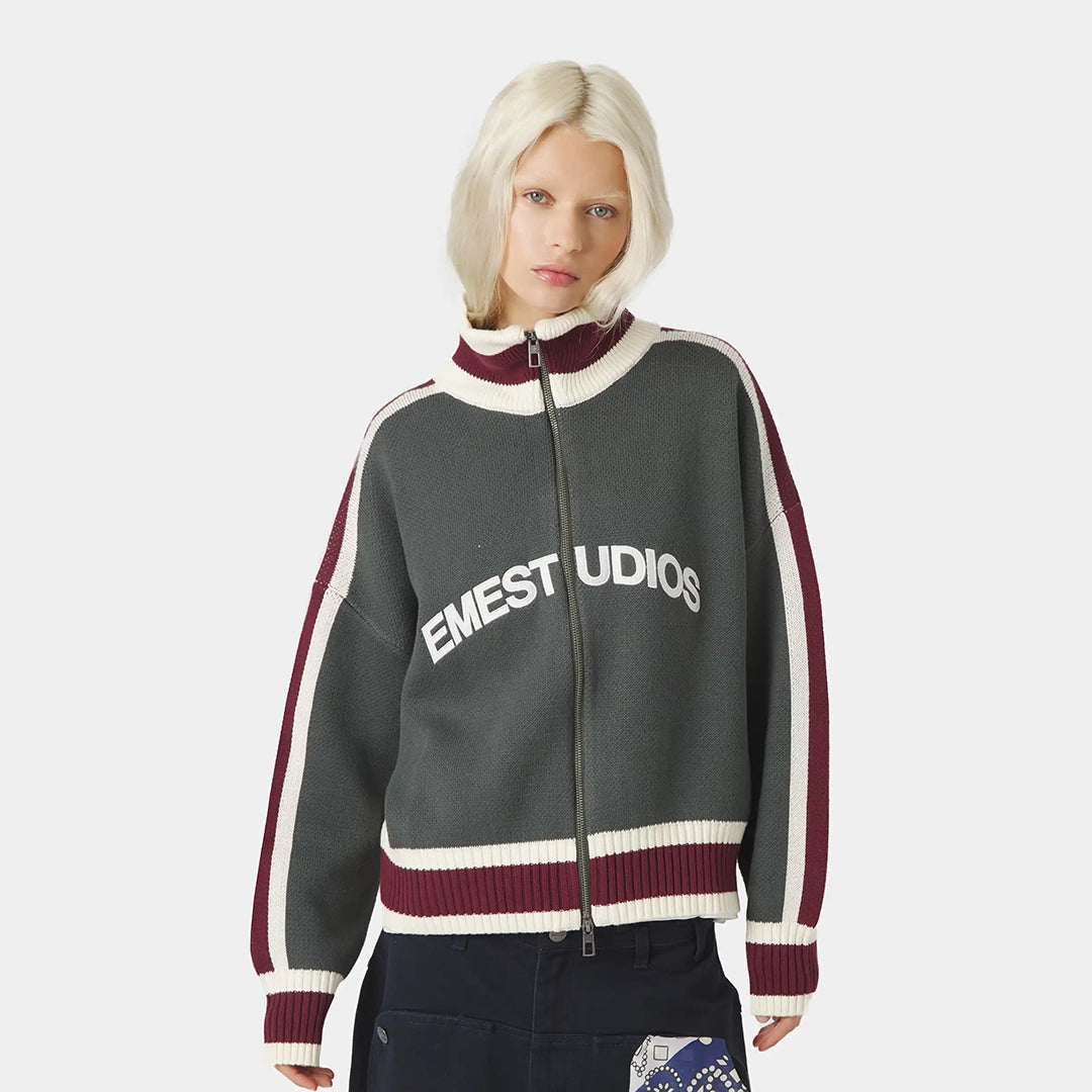 Echellor Forest Zipper Knit Knitwear Eme Studios