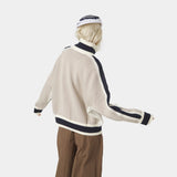 Echellor Off Sand Zipper Knit Knitwear Eme Studios