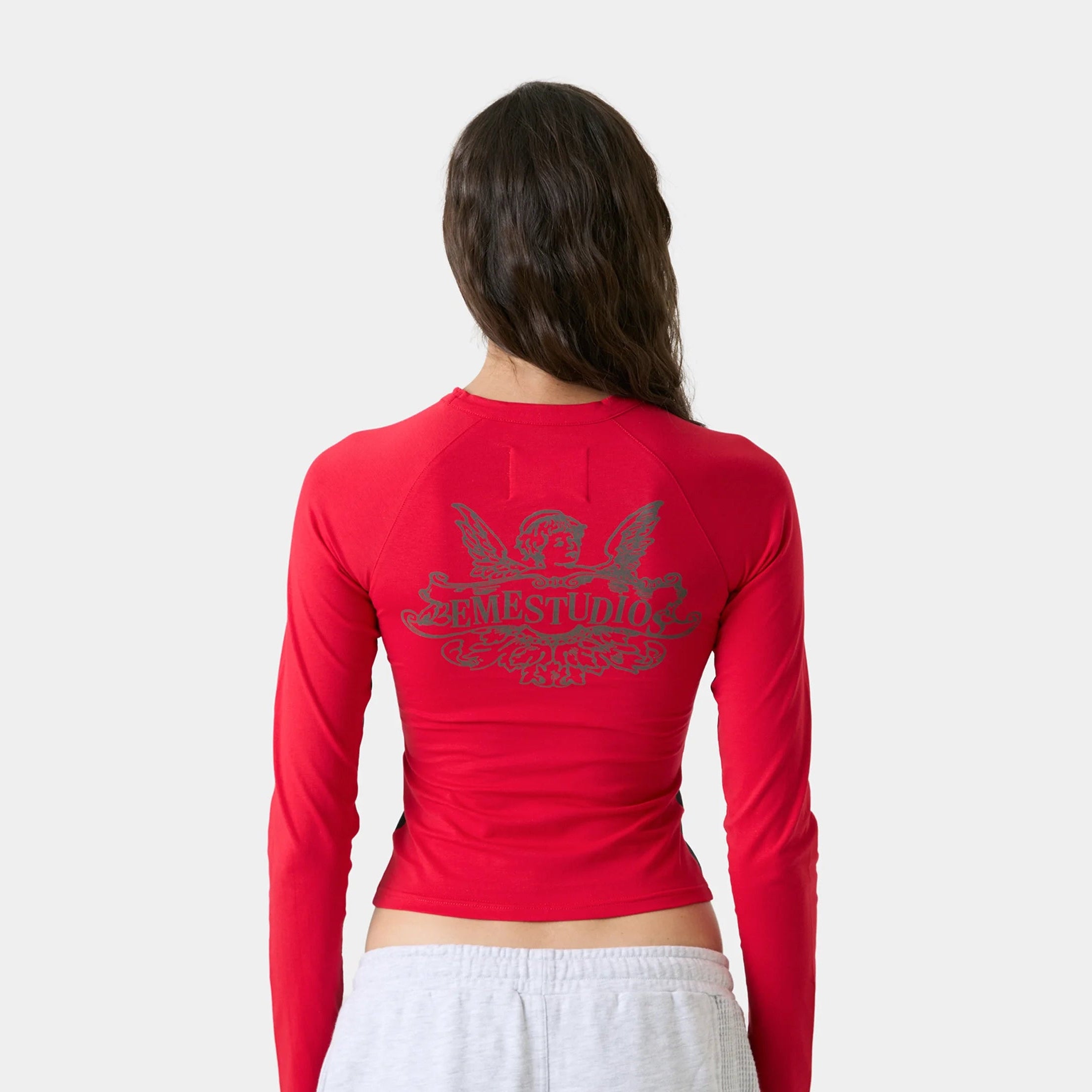 Egara Cherry Long Sleeve Woman T-Shirts Eme Studios