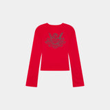 Egara Cherry Long Sleeve Woman T-Shirts Eme Studios
