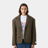 Ernst Plaid Blazer Outerwear Eme Studios