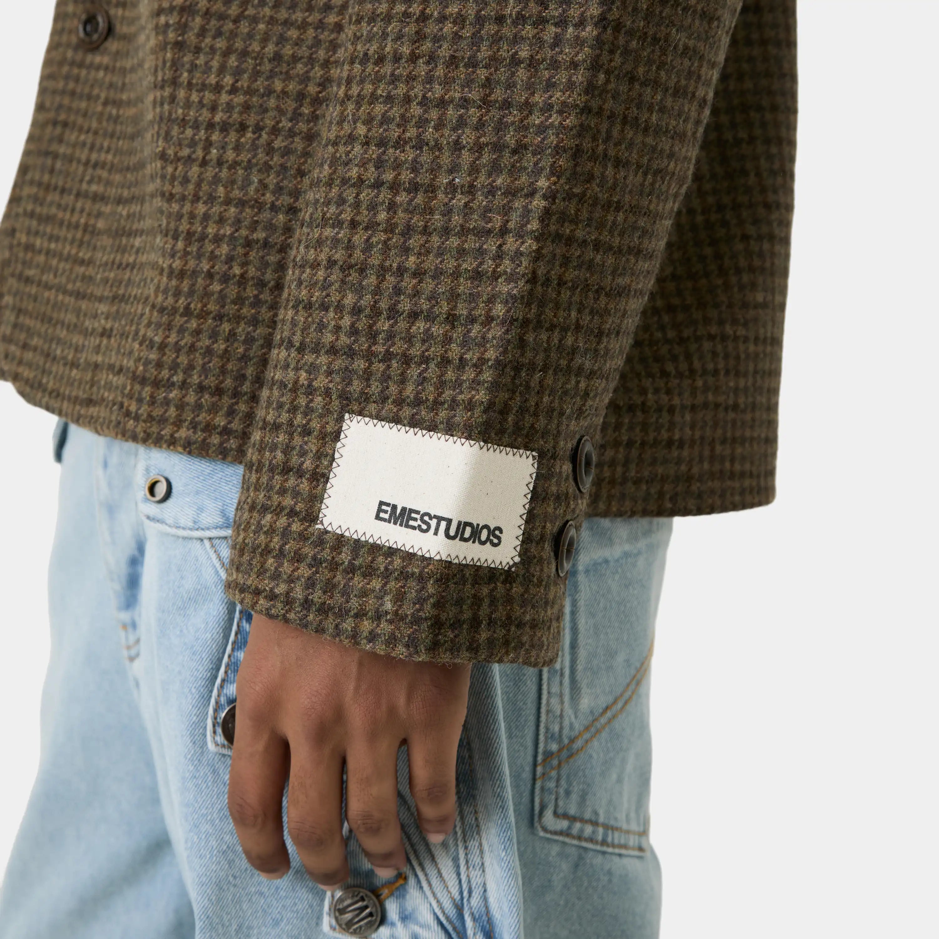 Ernst Plaid Blazer Outerwear Eme Studios