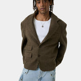 Ernst Plaid Blazer Outerwear Eme Studios