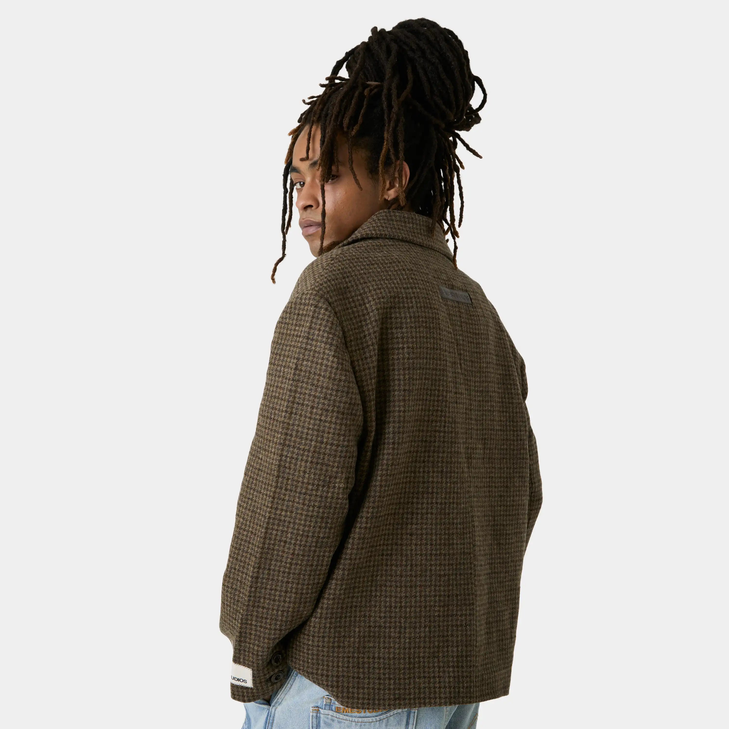 Ernst Plaid Blazer Outerwear Eme Studios
