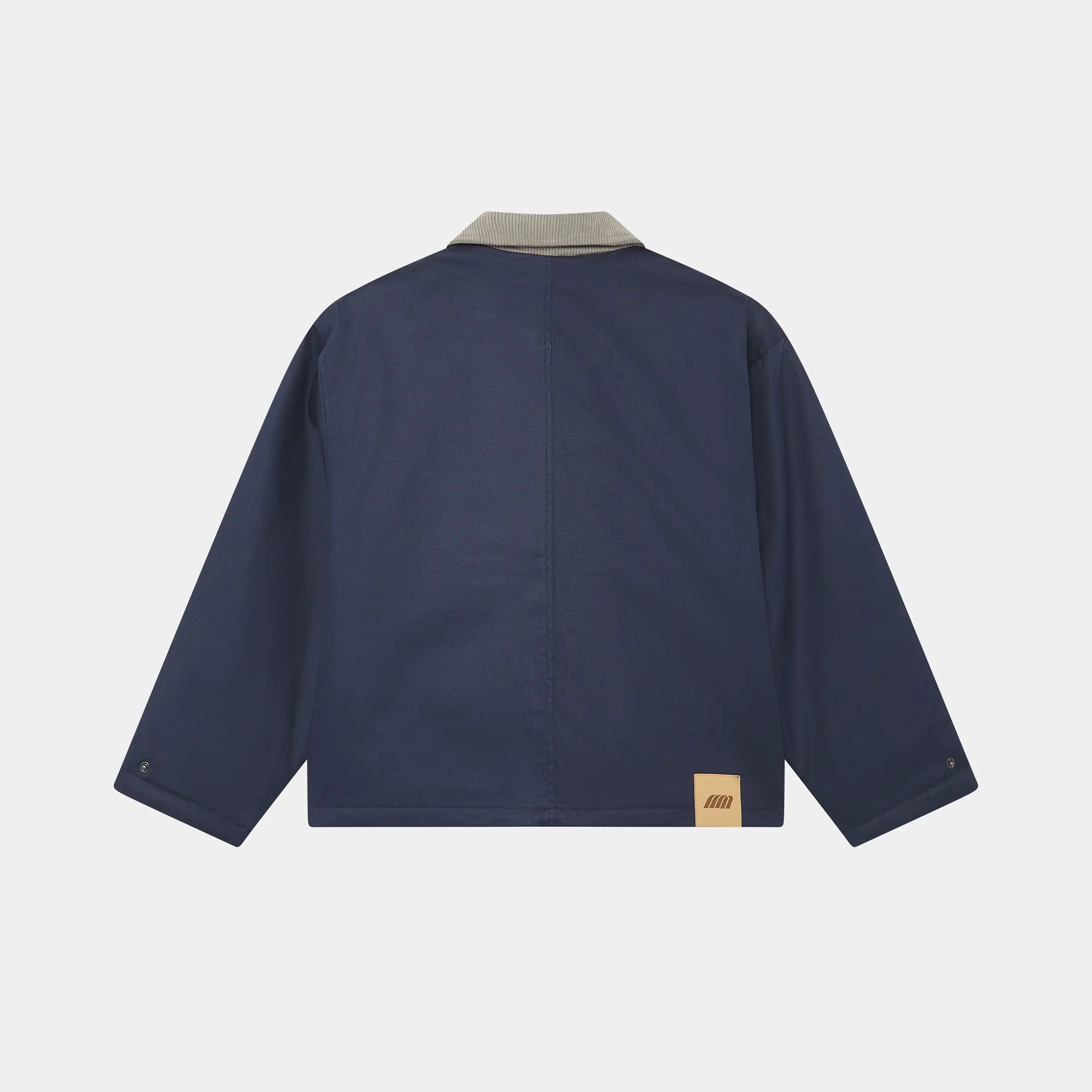 Ethos Navy Boxy Coat Outerwear eme