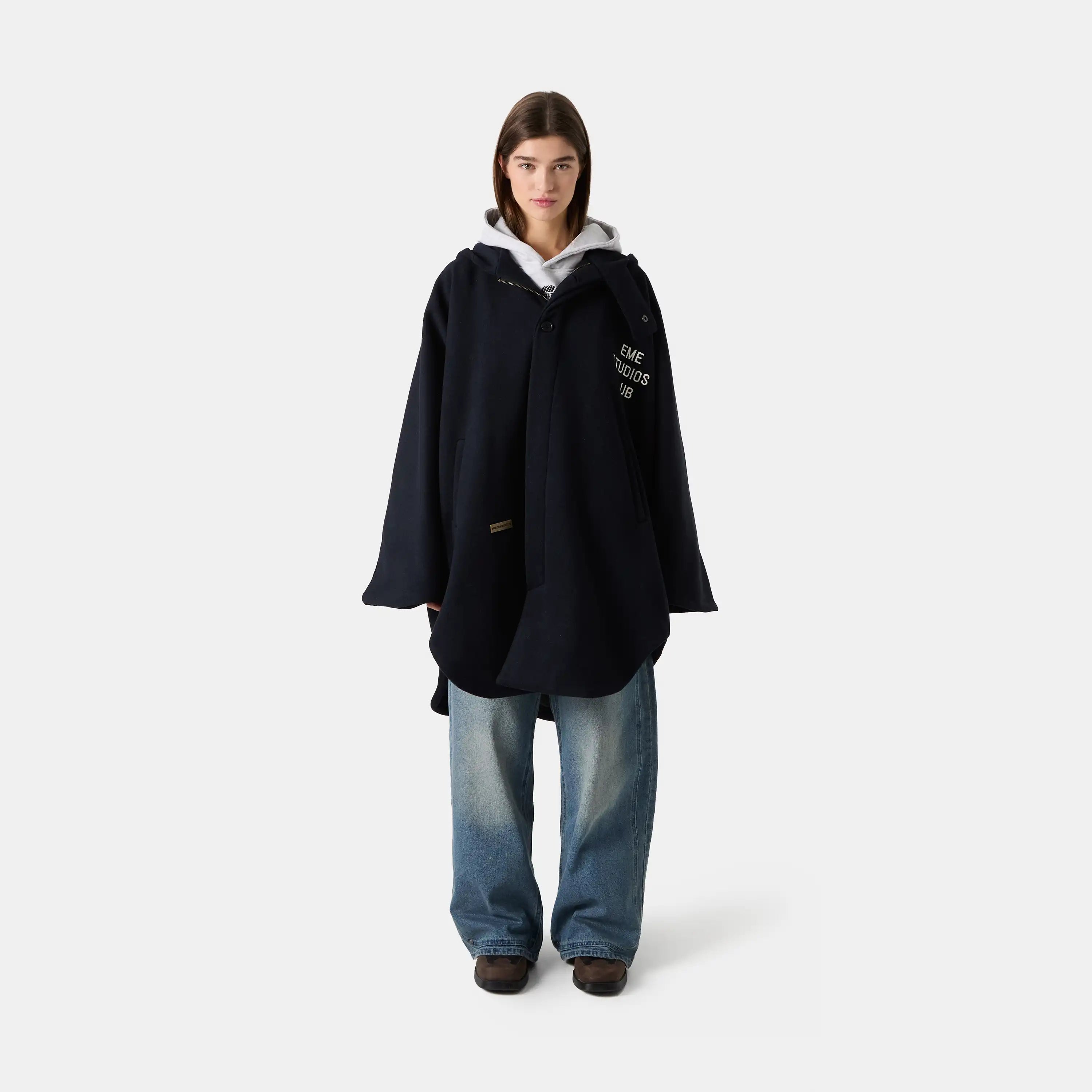 Ezio Navy Coat Outerwear eme