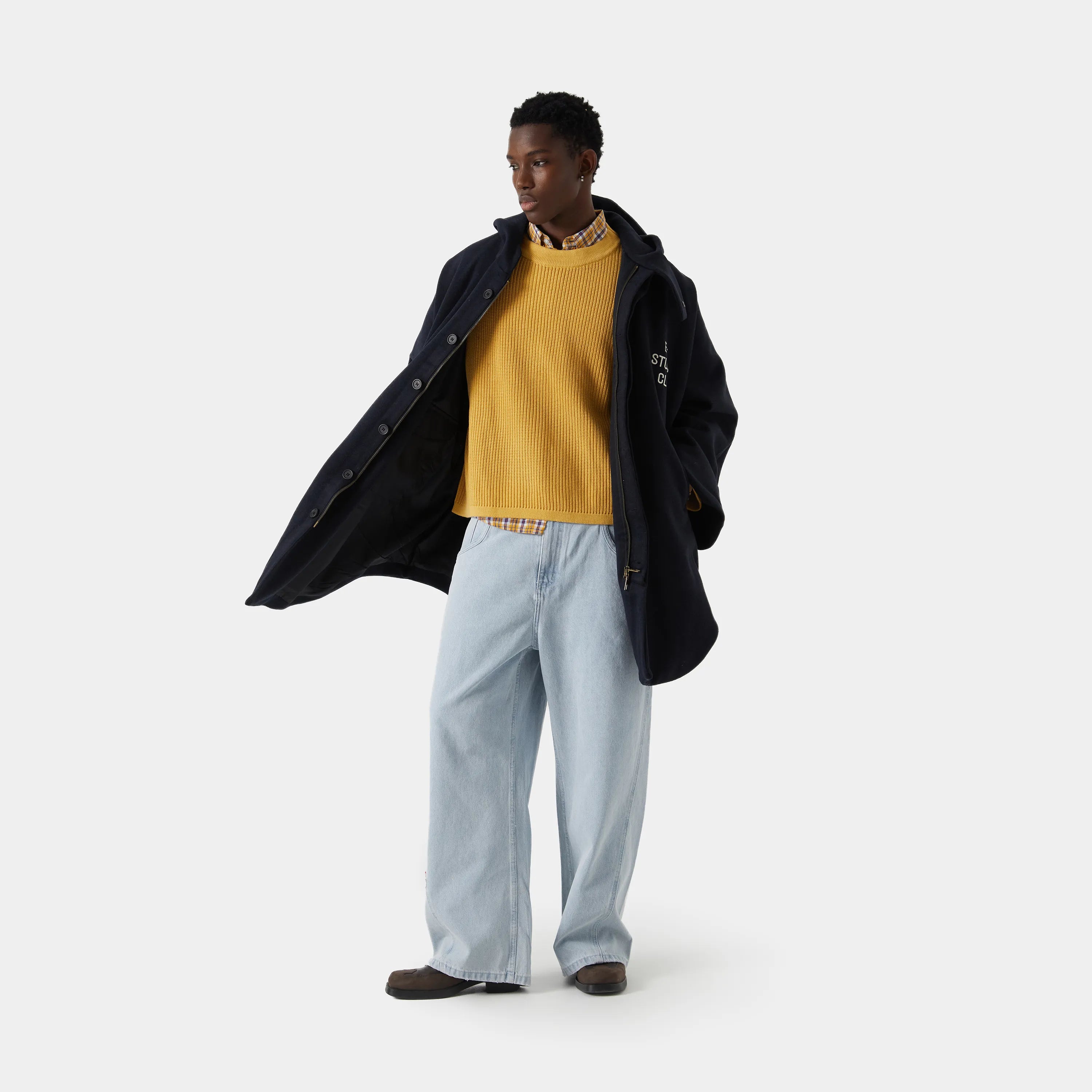 Ezio Navy Coat Outerwear eme