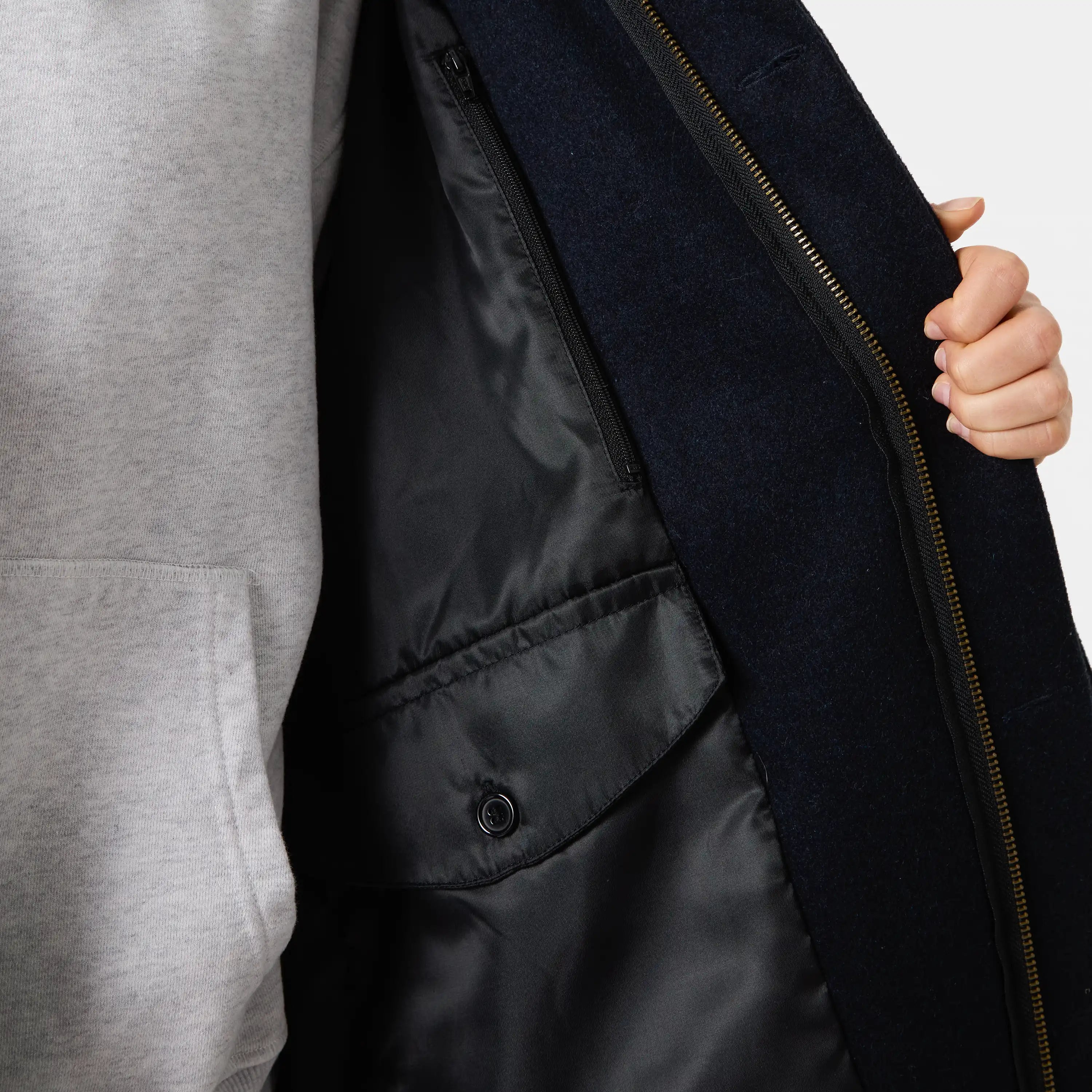 Ezio Navy Coat Outerwear eme