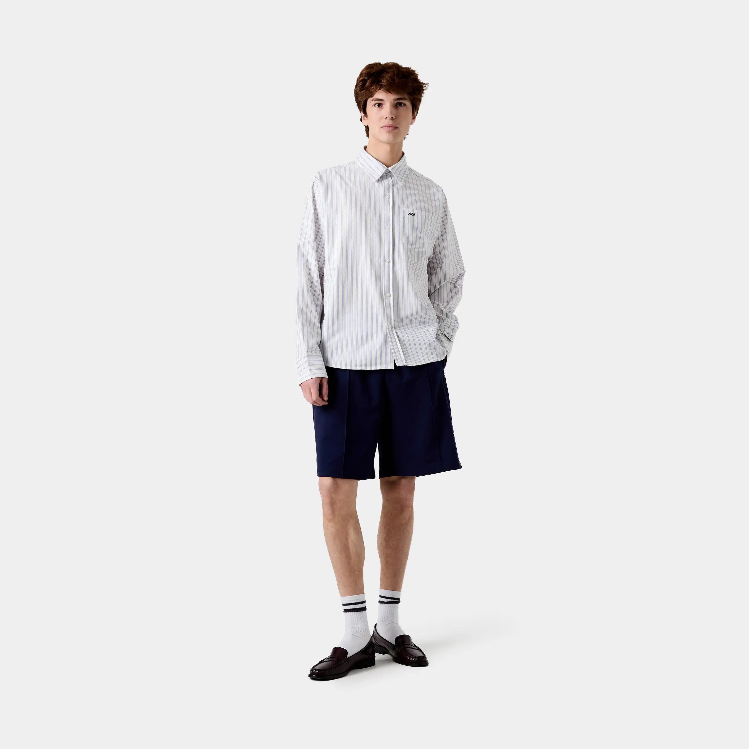 Faelled Blue Boxy Shirt Shirts eme