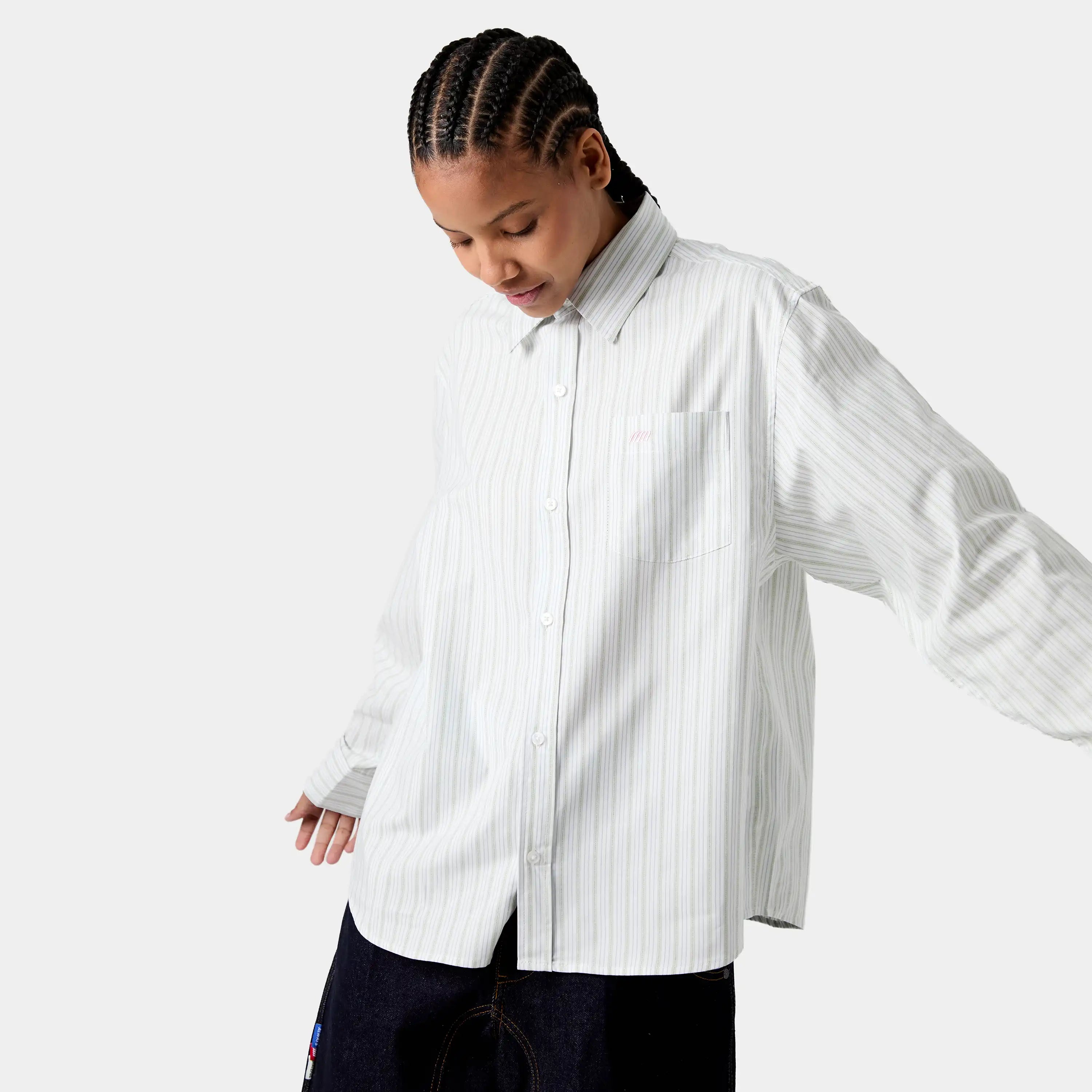 Faelled Green Boxy Shirt Shirts eme