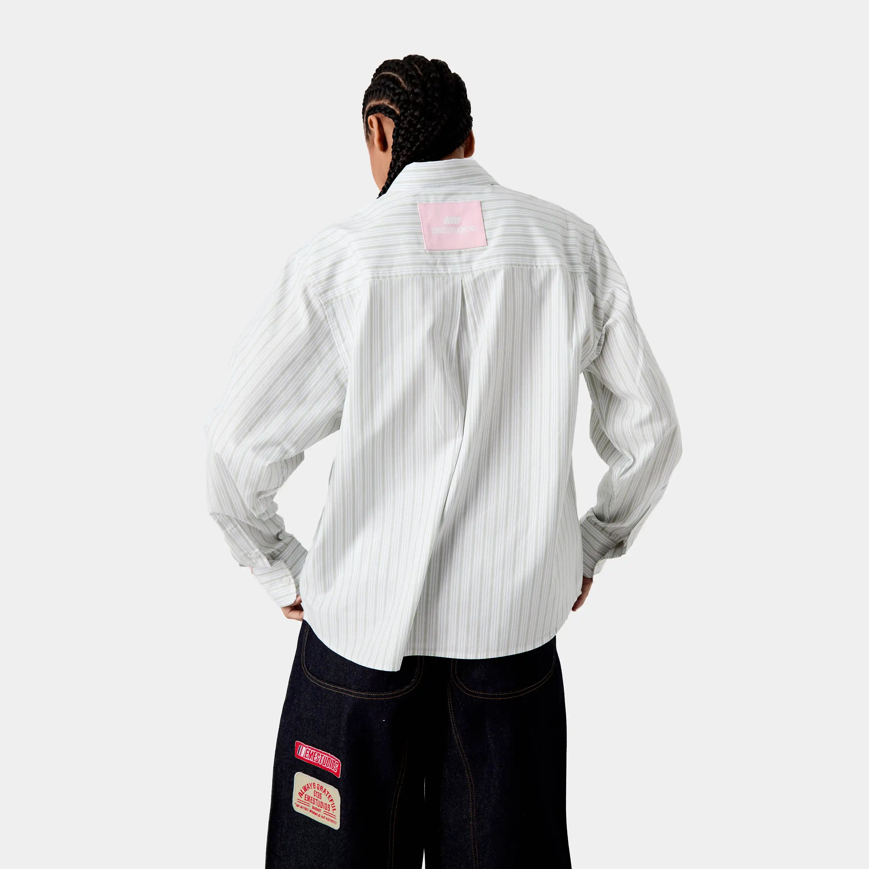 Faelled Green Boxy Shirt Shirts eme