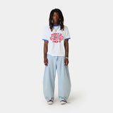 Faros Light Blue Denim Pants Pants Eme Studios