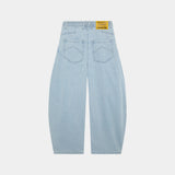 Faros Light Blue Denim Pants Pants Eme Studios
