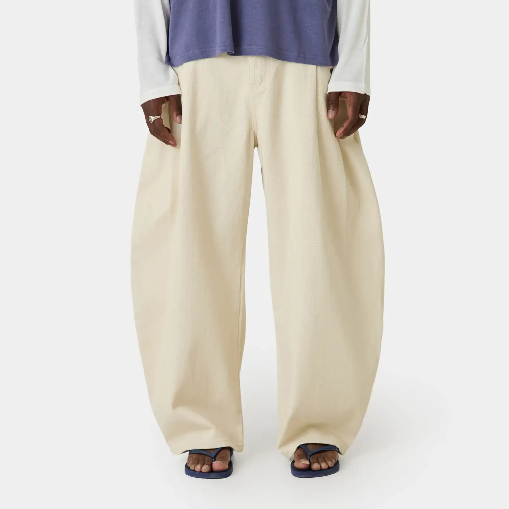 Faros Off Sand Spike Denim Pants Pants Eme Studios