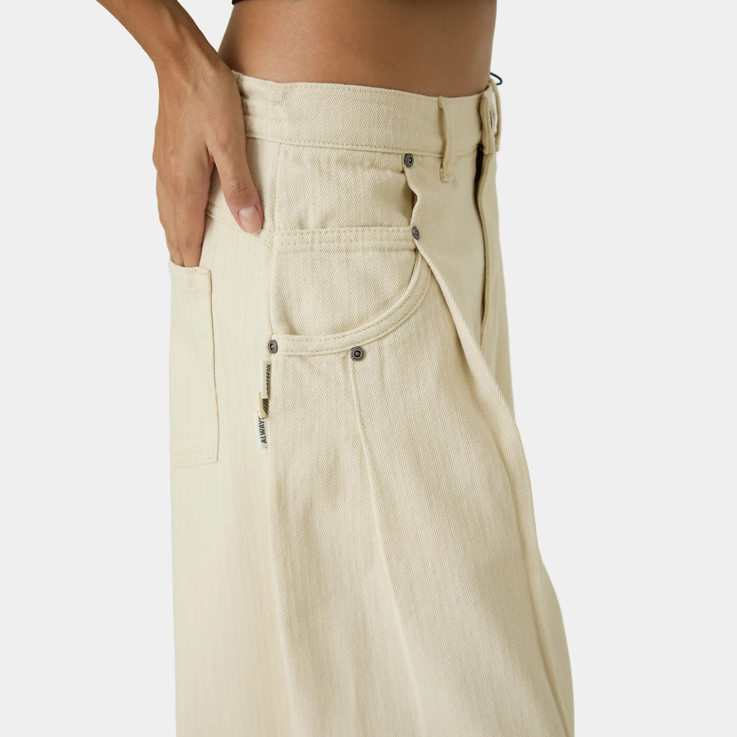 Faros Off Sand Spike Denim Pants Pants Eme Studios