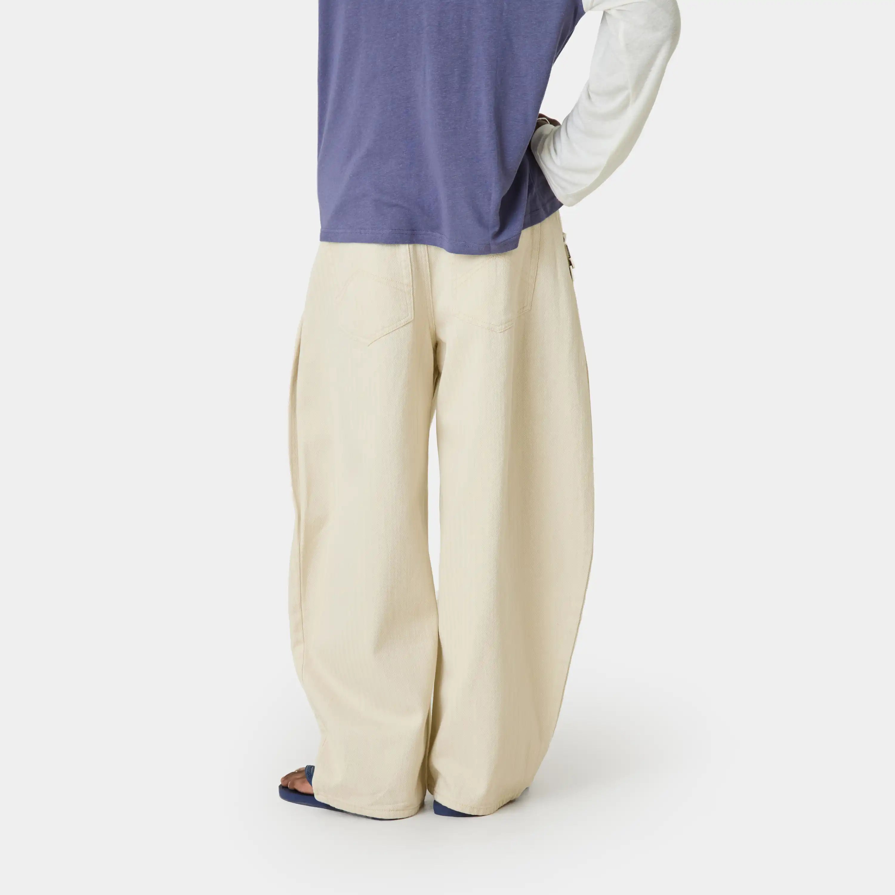 Faros Off Sand Spike Denim Pants Pants Eme Studios