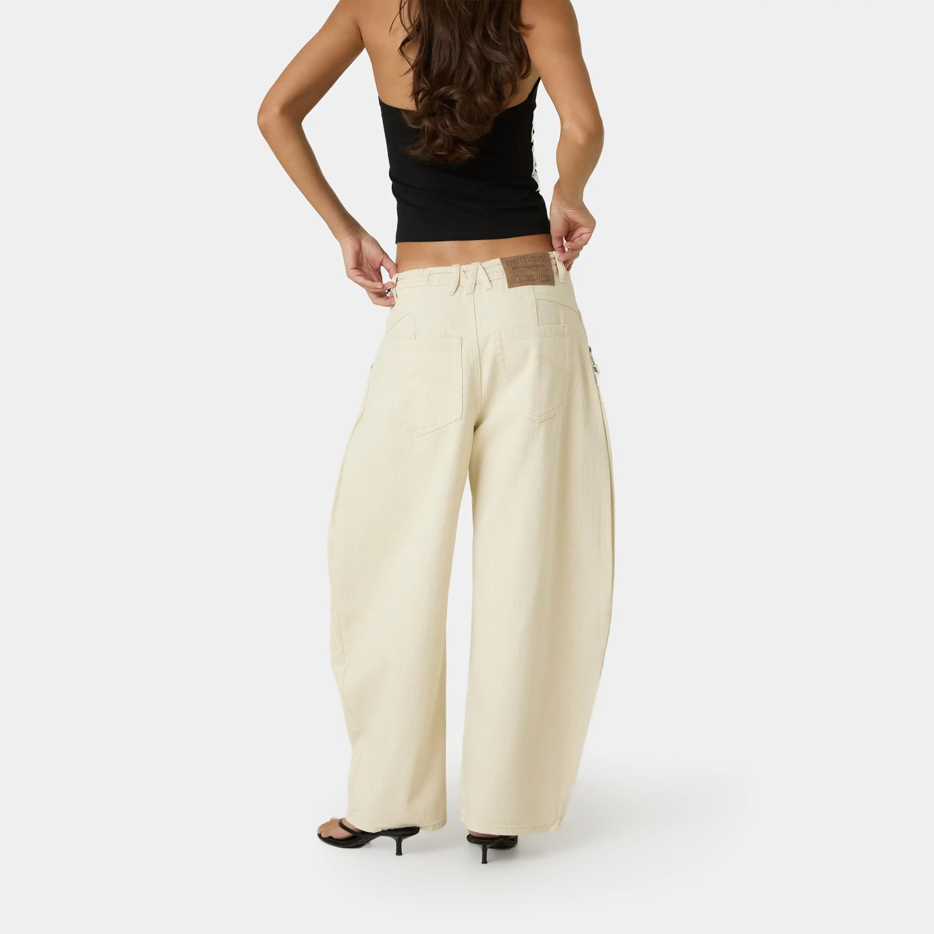 Faros Off Sand Spike Denim Pants Pants Eme Studios