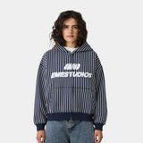Fiber Navy Full Zip Hoodies Eme Studios