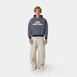 Fiber Navy Full Zip Hoodies Eme Studios