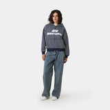 Fiber Navy Full Zip Hoodies Eme Studios