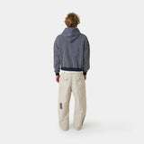 Fiber Navy Full Zip Hoodies Eme Studios