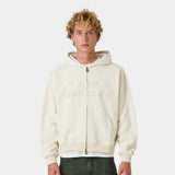 Fiber Off Sand Full Zip Hoodies Eme Studios