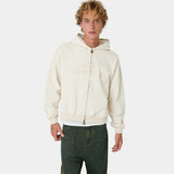Fiber Off Sand Full Zip Hoodies Eme Studios
