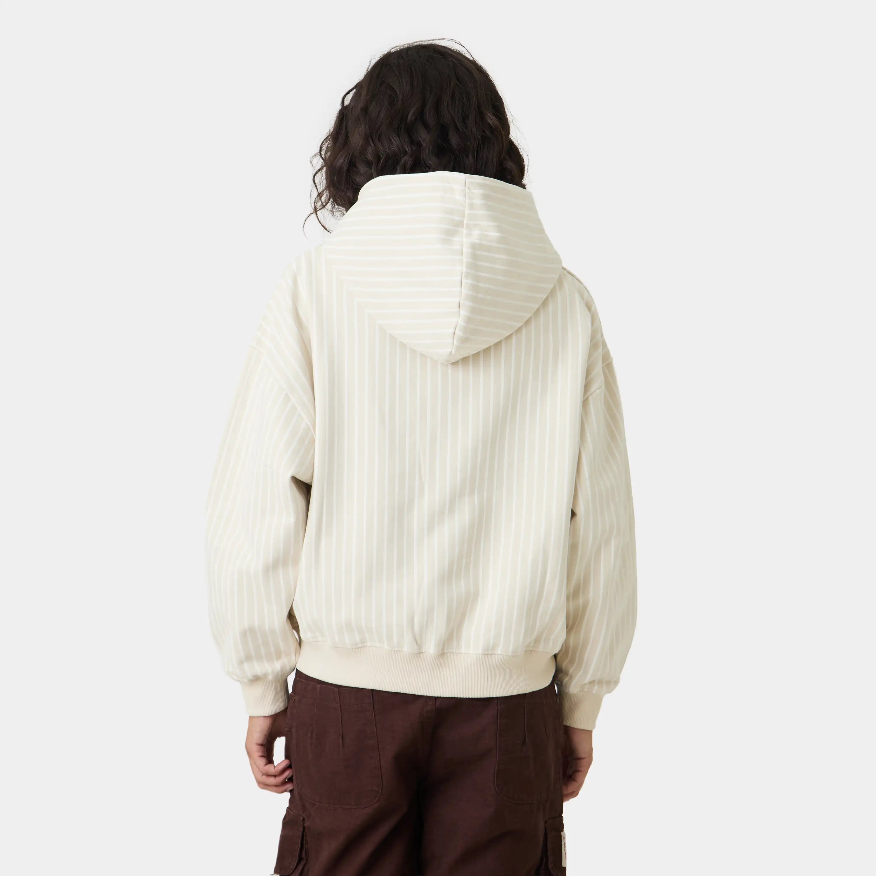 Fiber Off Sand Full Zip Hoodies Eme Studios