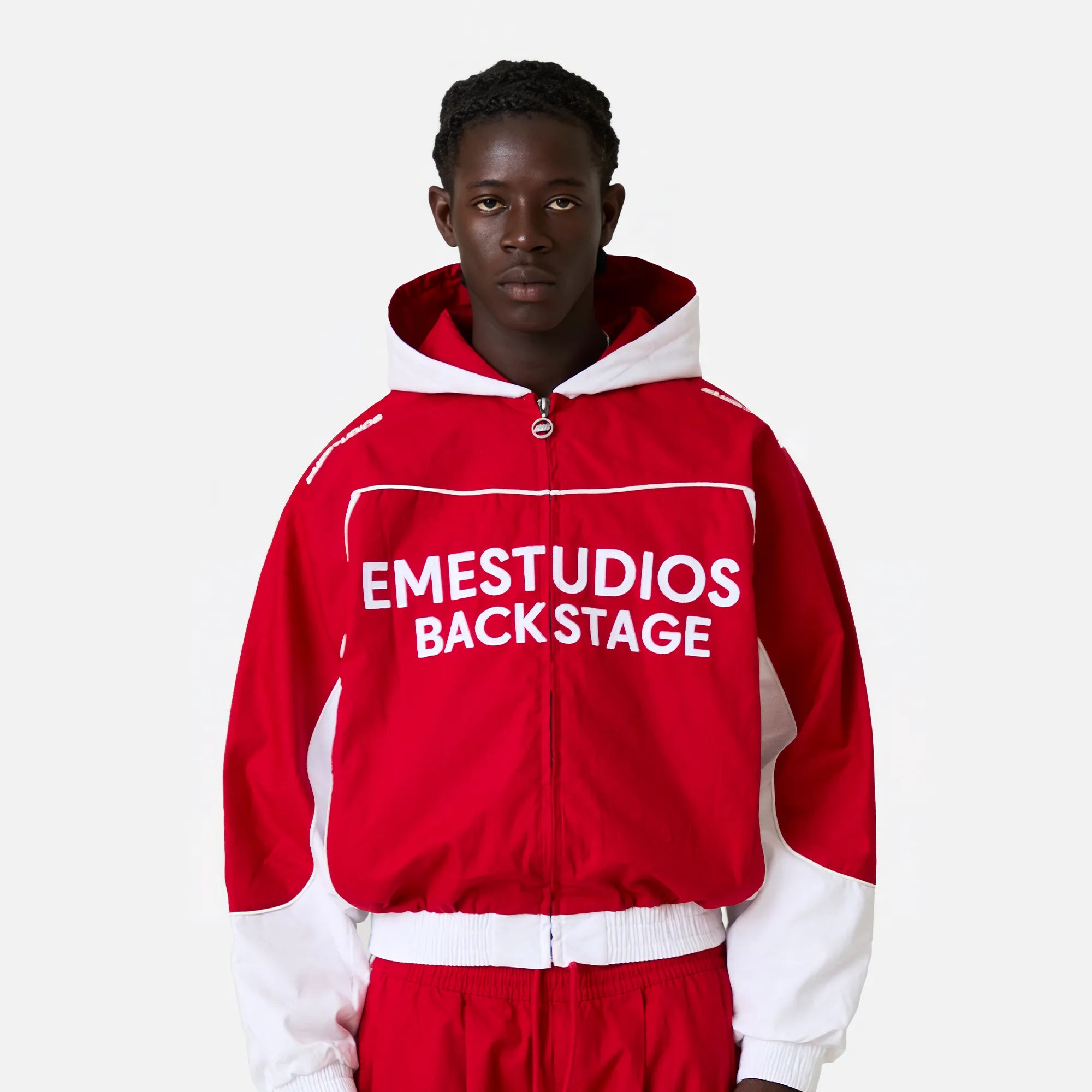 Flick Red Tracksuit Outerwear Eme Studios