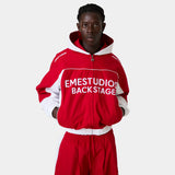 Flick Red Tracksuit Outerwear Eme Studios
