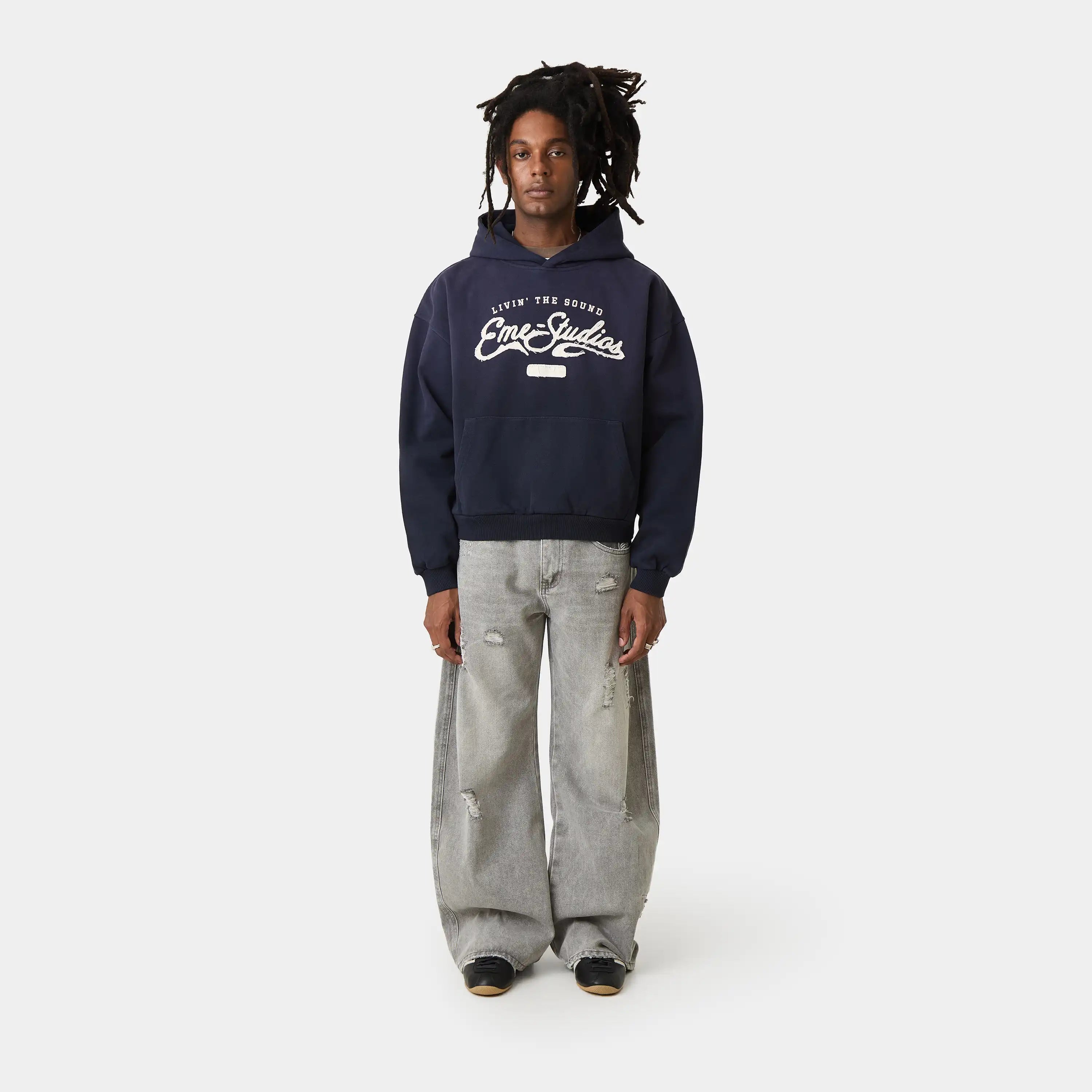 Formula Navy Oversized Hoodie Hoodies Eme Studios