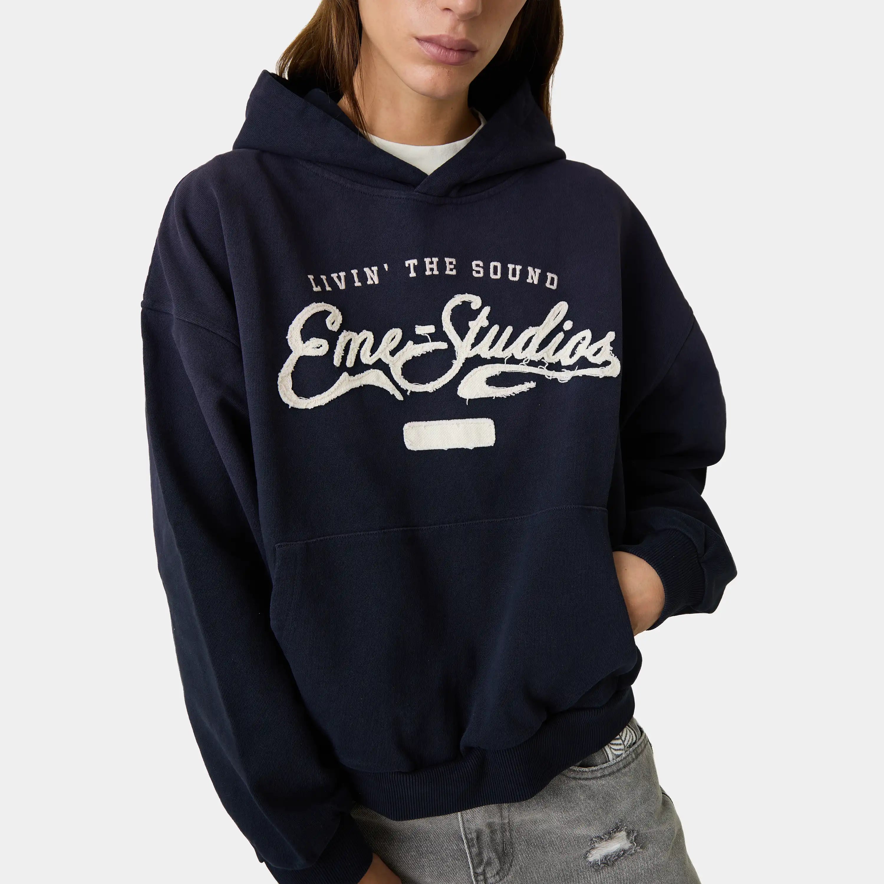 Formula Navy Oversized Hoodie Hoodies Eme Studios