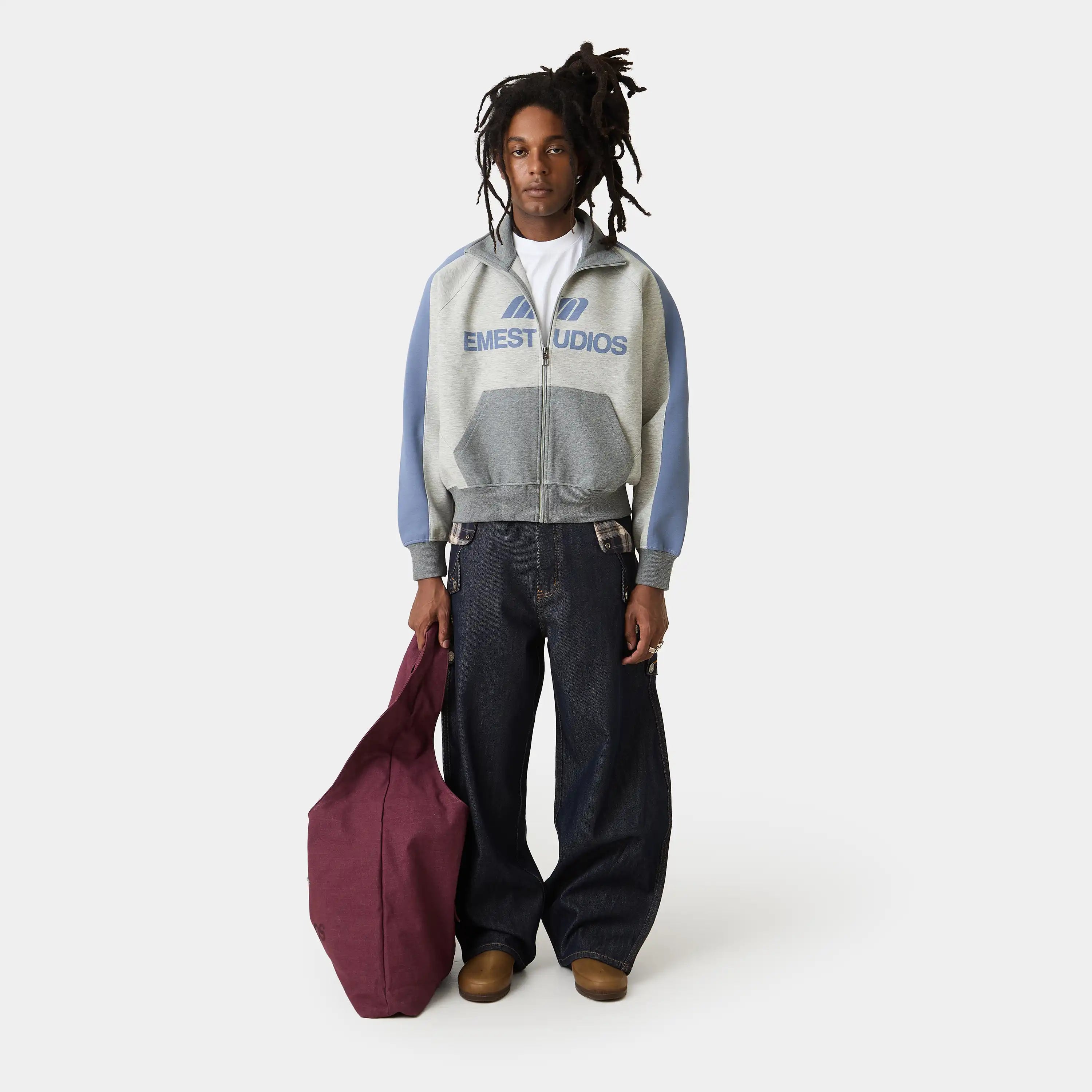 Forus Anthracite Track Full Zip Sweatshirts Eme Studios