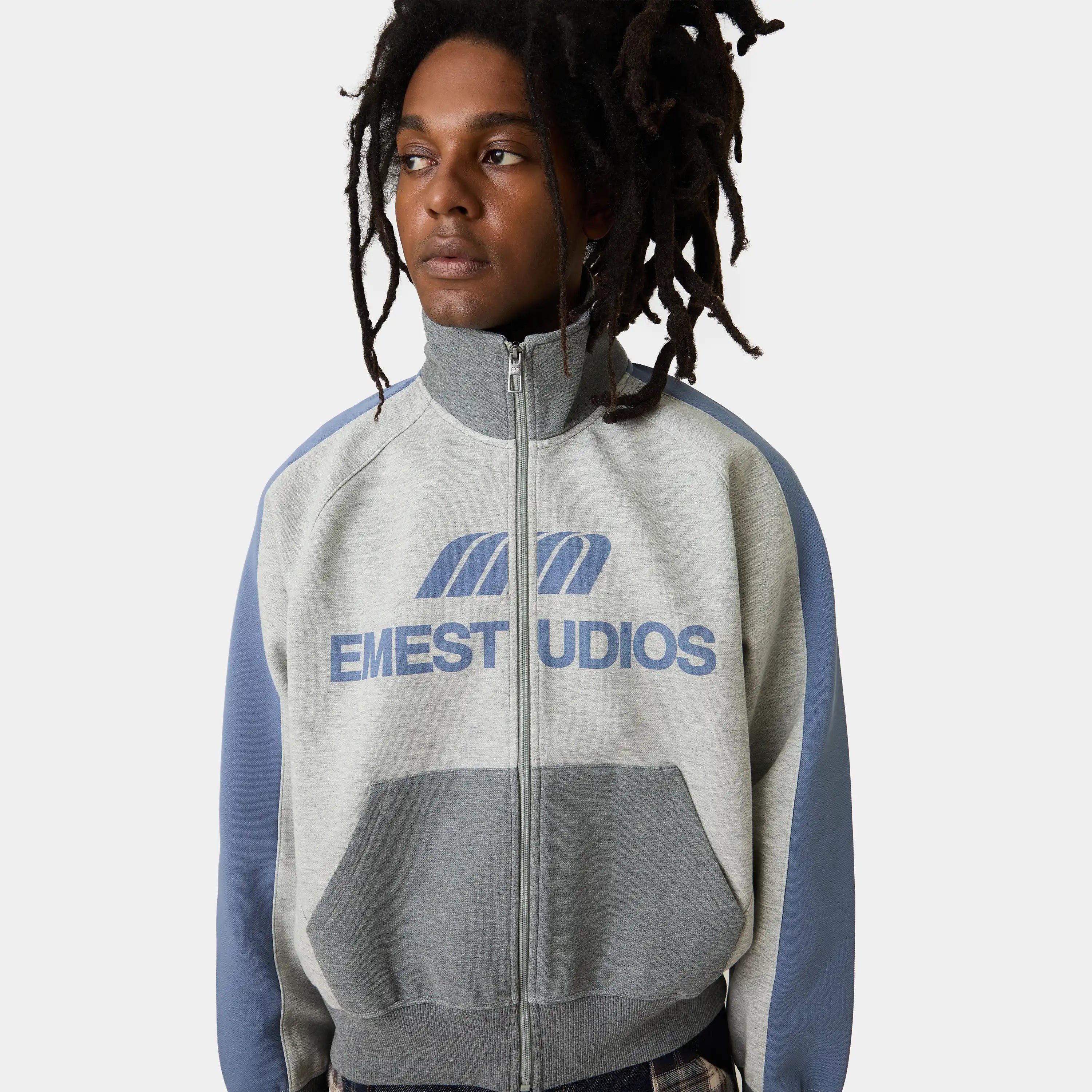 Forus Anthracite Track Full Zip Sweatshirts Eme Studios