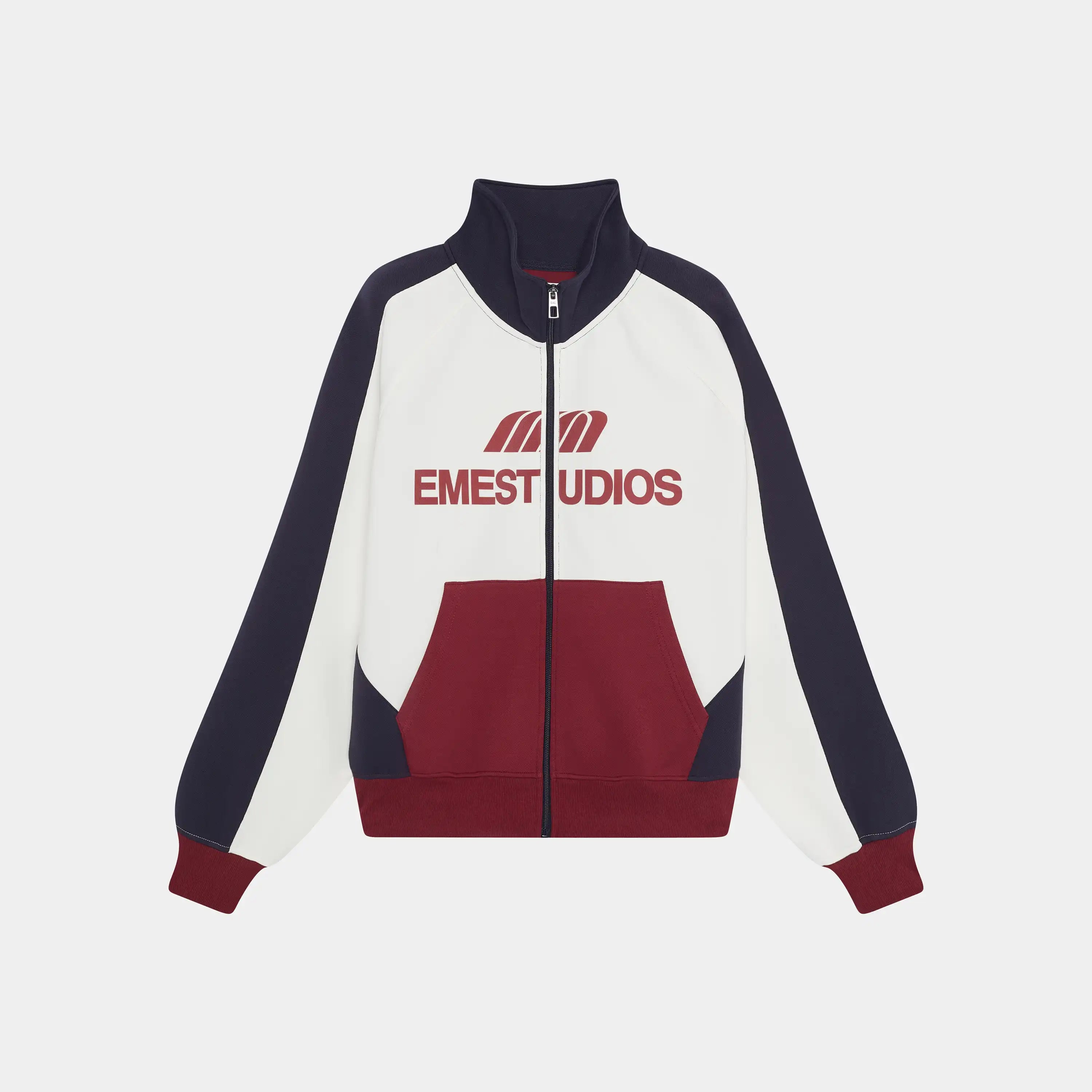 Forus Navy Track Full Zip Sweatshirts Eme Studios