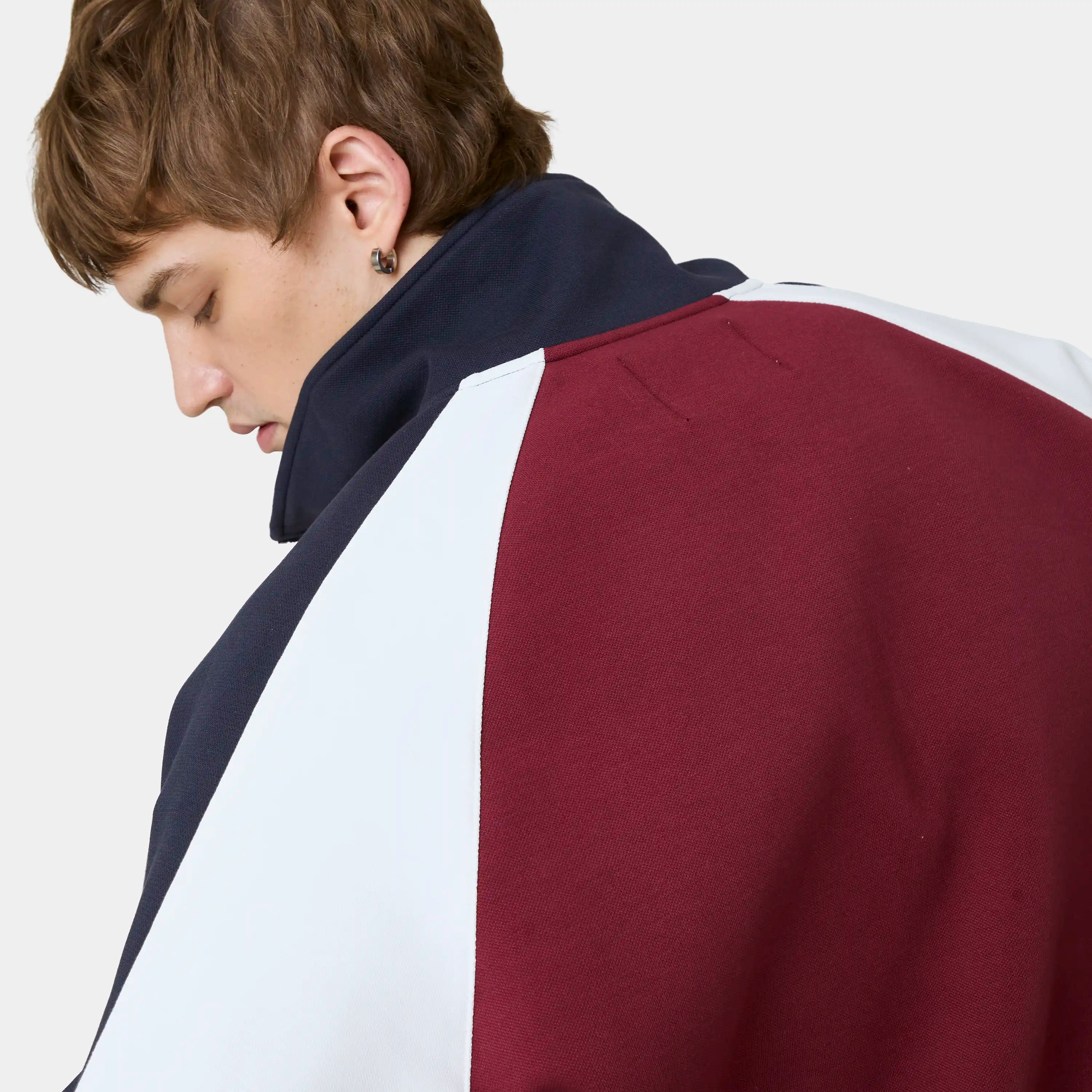 Forus Navy Track Full Zip Sweatshirts Eme Studios