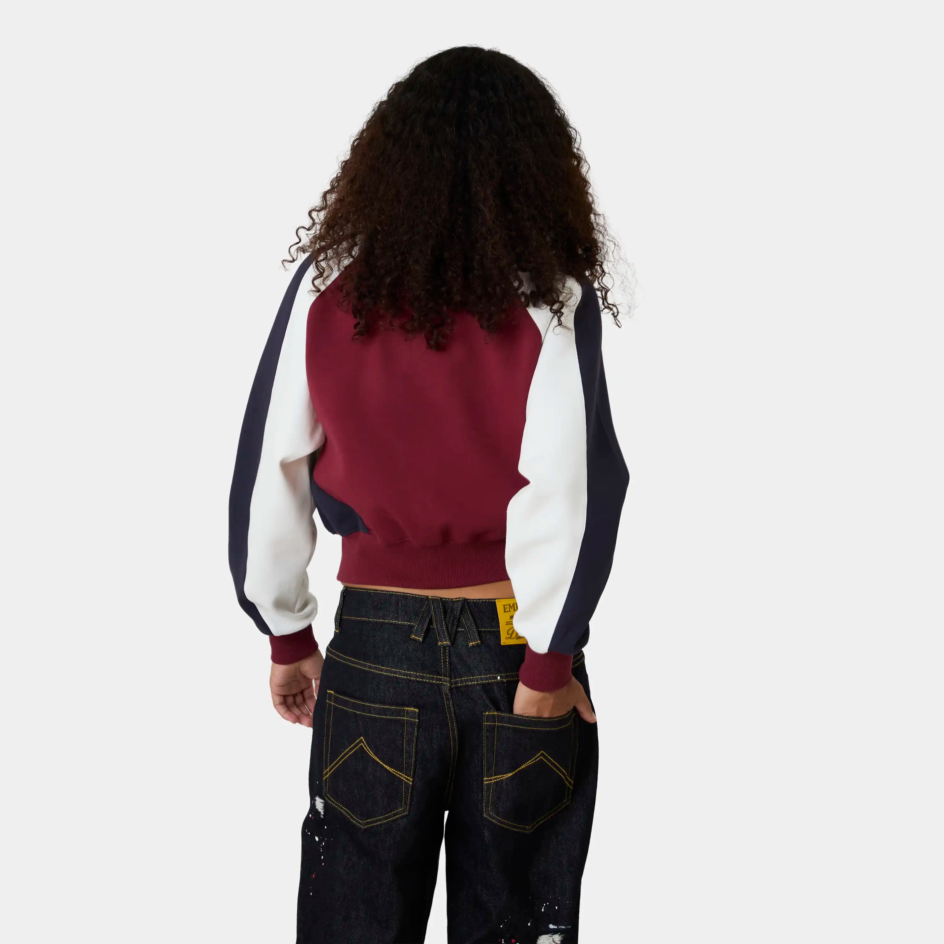 Forus Navy Track Full Zip Women Woman Hoodies Eme Studios