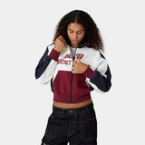 Forus Navy Track Full Zip Women Woman Hoodies Eme Studios