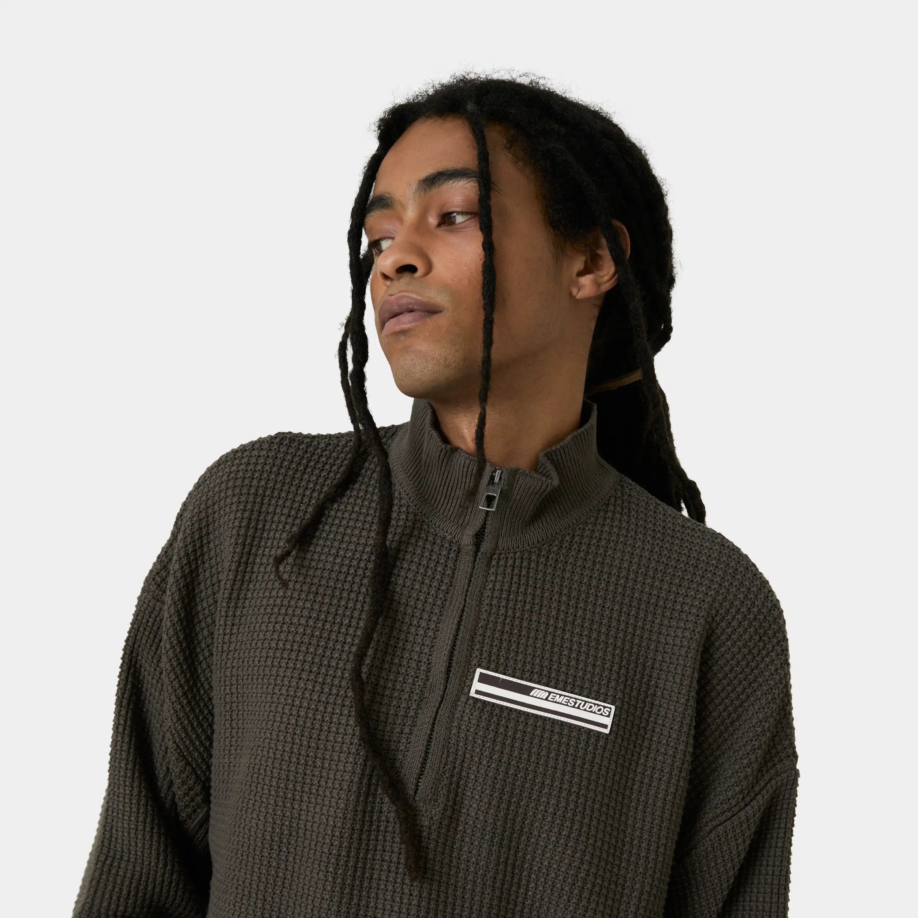 Foundry Fawn Chully Knit Polo Knitwear Eme Studios